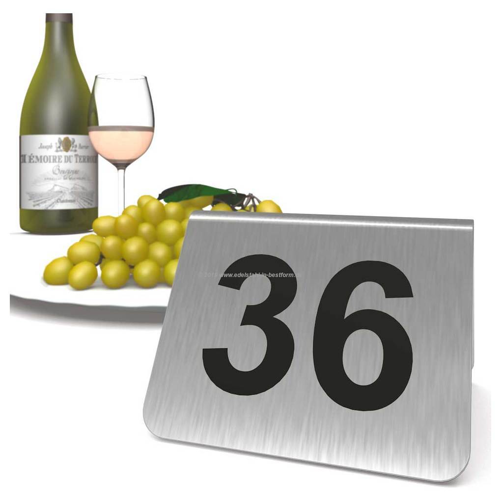 Restaurant Tischnummern 1-10 11-20 Metall Gastronomie Tischnummer